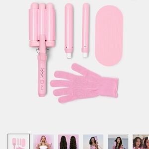 Mermade Hair Styling Tool Set With Interchangable Barrels Retail $125